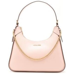 Michael Kors Wilma Large Luggage Smooth Leather Chain Shoulder Bag